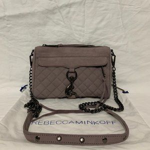 Rebecca Minkoff Quilted Mini Mac Crossbody *Deep Lavender*